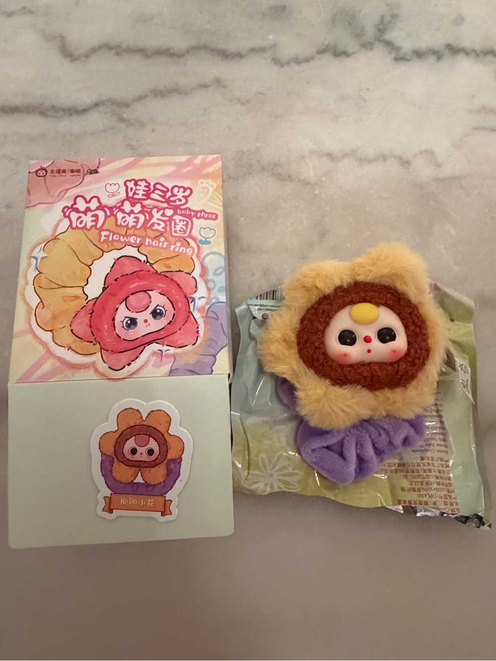 Baby Three Flower Hair ring flower